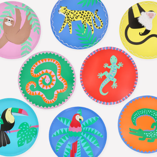 Jungle Jamboree Paper Party Plate