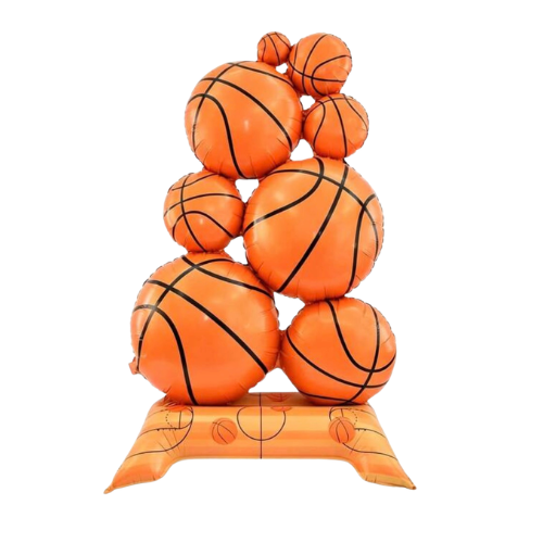 Slam Dunk Basketball Jumbo Standing Party Foil Balloon