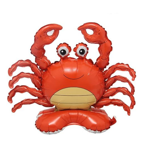 Crab Selfstand 3D Foil Balloon