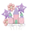 Princess Castle Balloon Bouquet 5 pack
