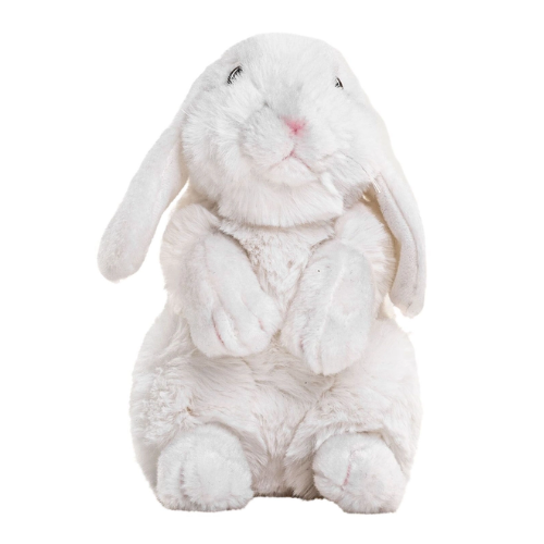 Winslow - White Sitting Rabbit Teddy Bear - Soft Toy