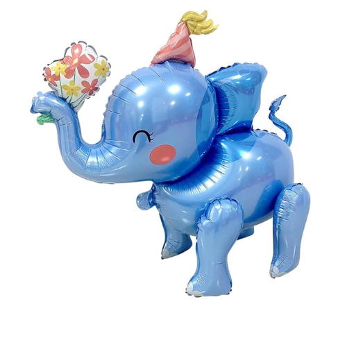 Party Animal Elephant Shaped Foil Balloon - Jungle Animals
