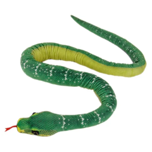 Eco Green Tree Snake Teddy - Soft Toy | The Party Cupboard