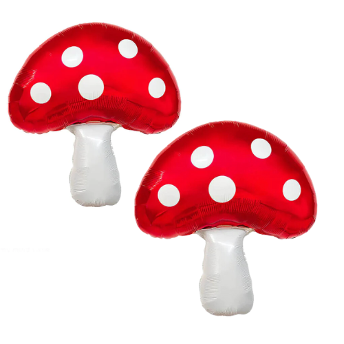 Fairy Toadstool Foil Balloon 2 pack