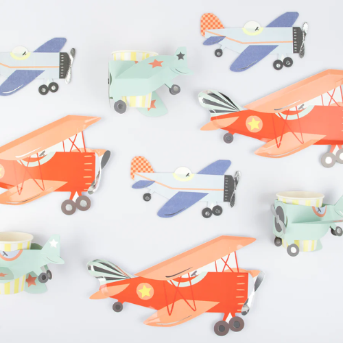Airplane Shaped Paper Party Napkins Meri Meri Party