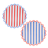 Nautical Striped Paper Party Plates