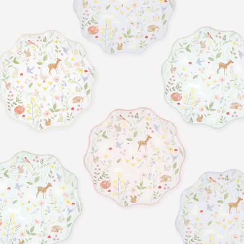 Little Animals Goose and Friends Paper Party Plates