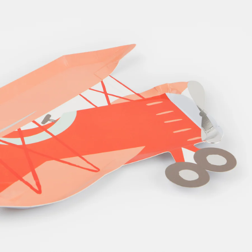 Airplane Shaped Paper Party Plates Meri Meri Party