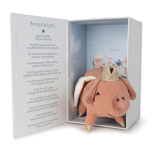 Marley McFly Pig In A Gift Box - Soft Toy