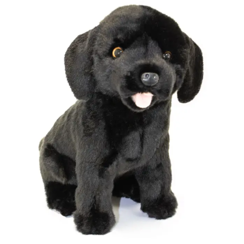 Black Labrador Puppy Dog Teddy Bear - Soft Toy