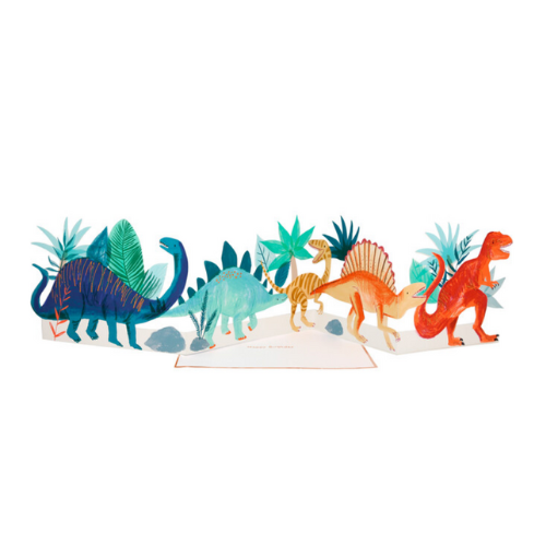 Dinosaur Kingdom Birthday Concertina Card