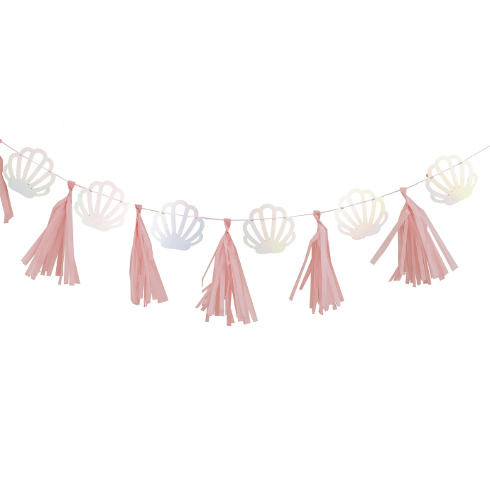 Iridescent Mermaid Party Garland