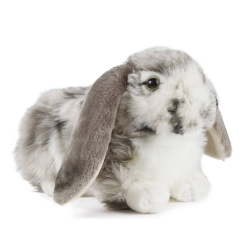 Living Nature Dutch Lop Eared Rabbit Grey Teddy Bear - Soft Toy