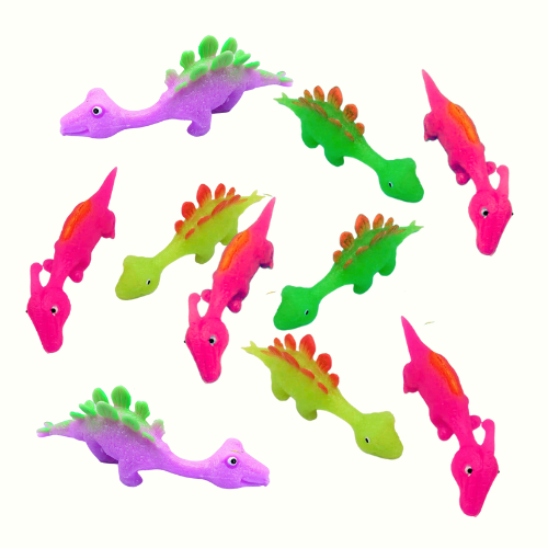 Dinosaur Slingshot Flingers  10 Pack