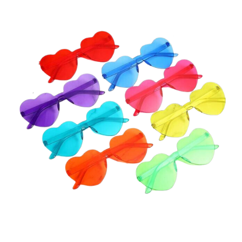 Love Heart Sunglasses Pack of 8