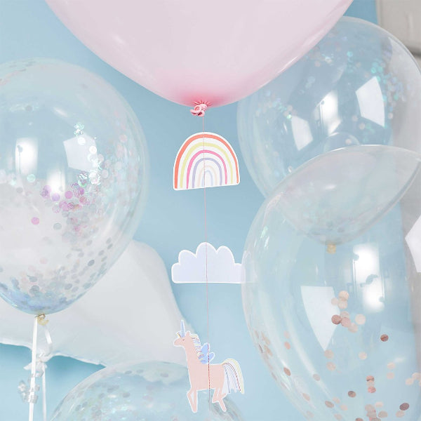 Unicorn and Rainbows String Garland Decoration - 5m