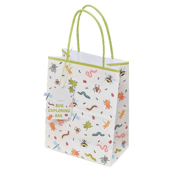 Bugging Out Paper Party Bags with Magnifying Glasses