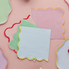Bright Banquet Scalloped Paper Lunch Napkins