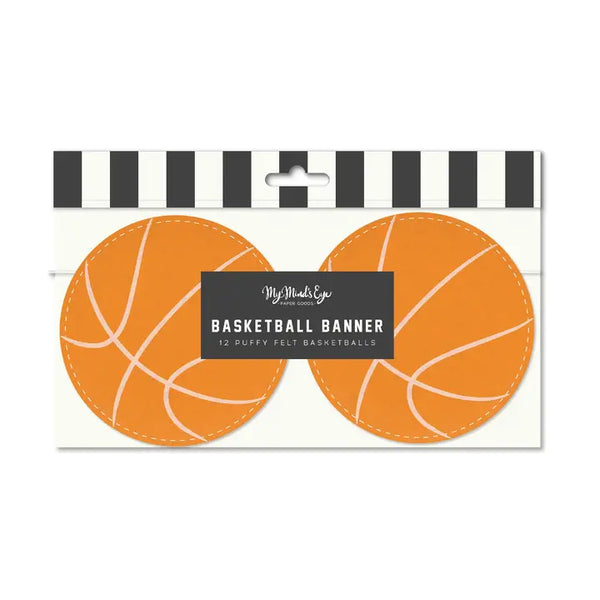 Basketball Puffy Felt Banner
