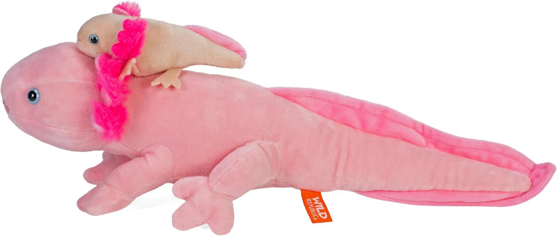 Axolotl Mum and Baby Soft Toy - Teddy Bear