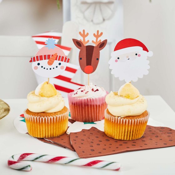 Christmas Friends Cupcake & Food Picks