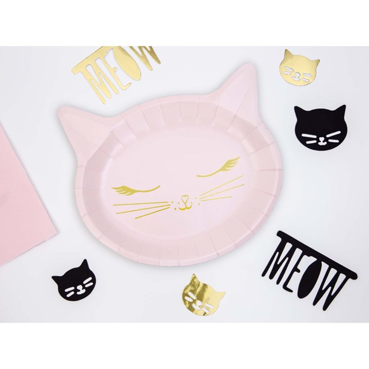 Kitty Cat Paper Party Plates