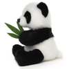 Sitting Panda with Leaf Teddy Bear Soft Toy