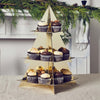 Gold Christmas Tree Party Treat Stand