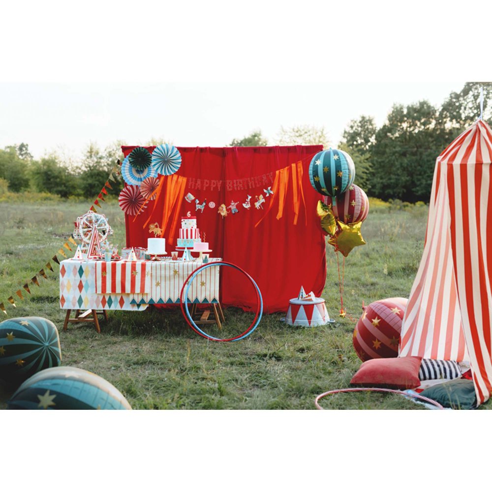 Circus Party Paper Table Cover