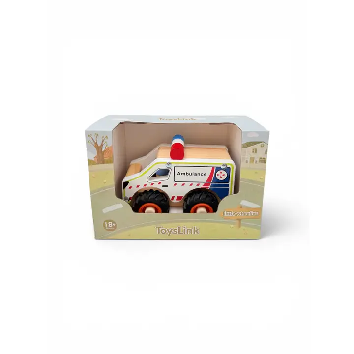 Wooden Ambulance Vehicle – Timber Toy
