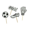 Kick Off Soccer Party Cupcake Toppers