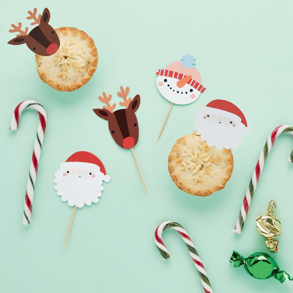 Christmas Friends Cupcake & Food Picks