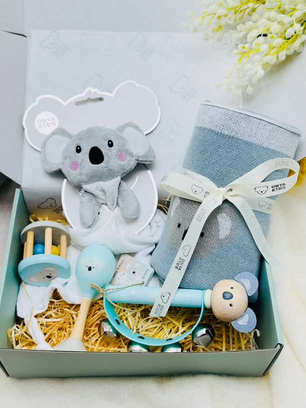Newborn Baby Gift Box  - Blue Koala Baby Gift Box – 5 Piece