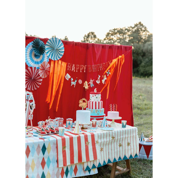 Circus Party Paper Table Cover