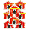 Circus Tent Paper Party Plates – Pack of 8