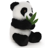 Sitting Panda with Leaf Teddy Bear Soft Toy