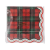 Christmas Red and Green Plaid Paper Party Small Napkins – Pack of 24