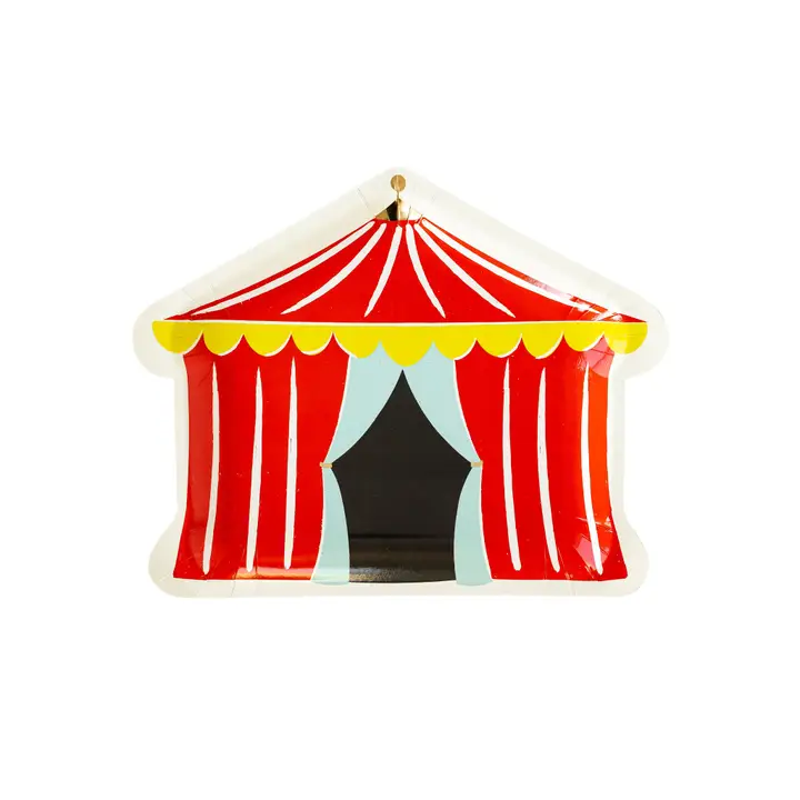 Circus Tent Paper Party Plates – Pack of 8