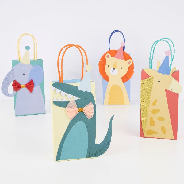 Animal Parade Party Bags Pack of 8 Meri Meri 