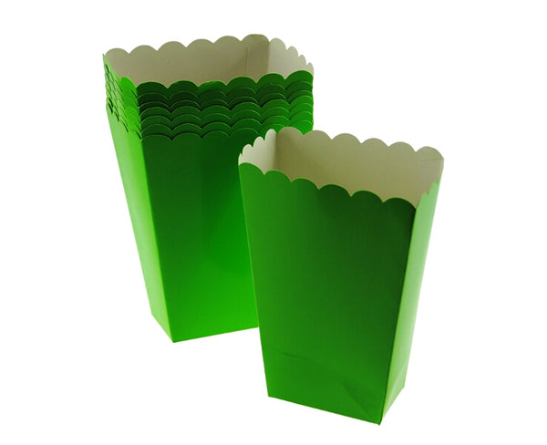 Lime Green Plain Party Treat Boxes