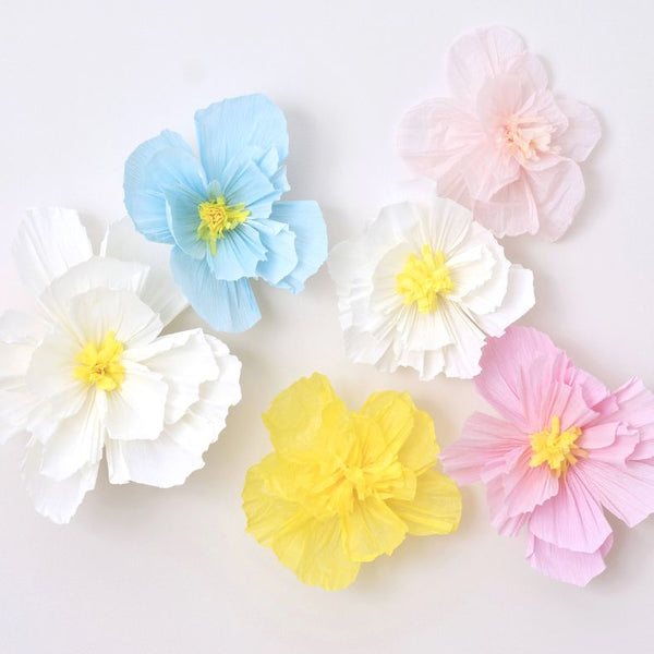 Pastel Paper Flower Decoration Pack