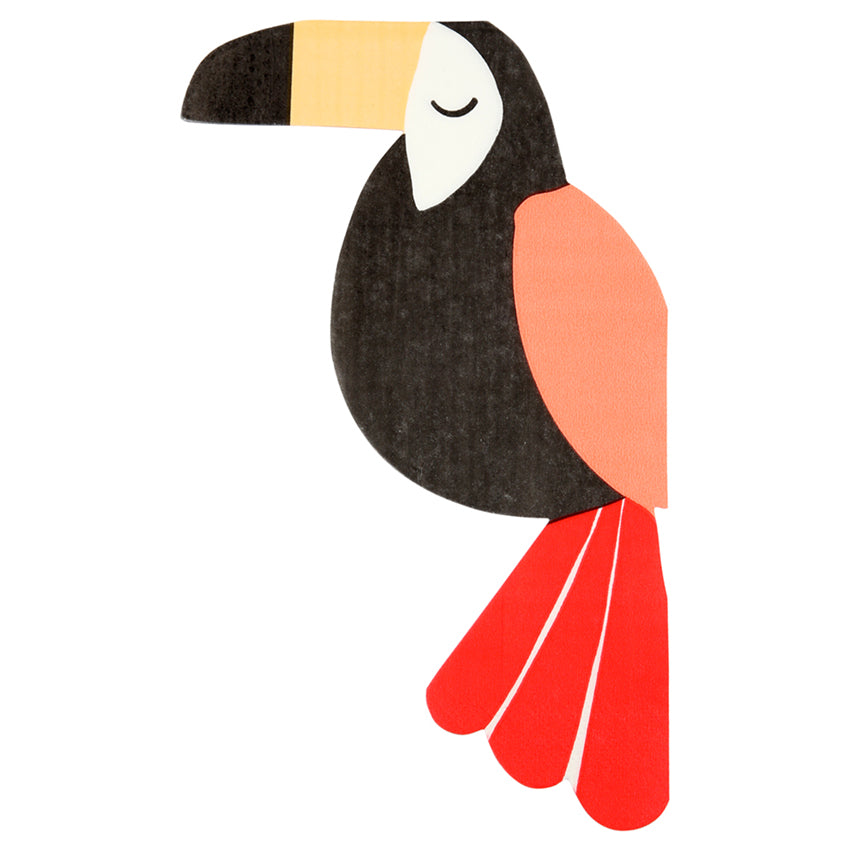 Go Wild Toucan Napkin Jungle Meri Meri