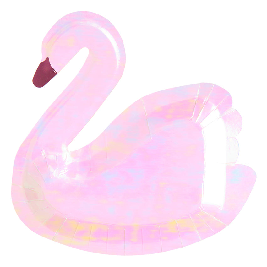 Swan Shaped Party Plates Meri Meri