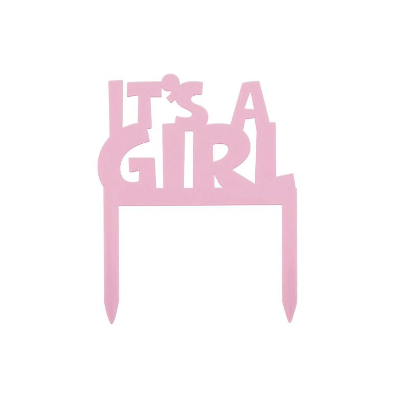 It's A Girl Cake Topper