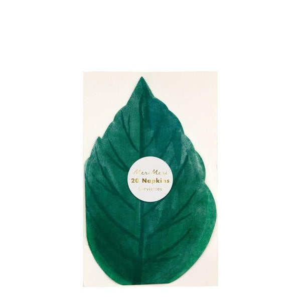 Rose Garden Leaf Napkins Meri Meri