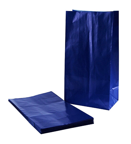 Royal Blue Plain Paper Party Gift Bags