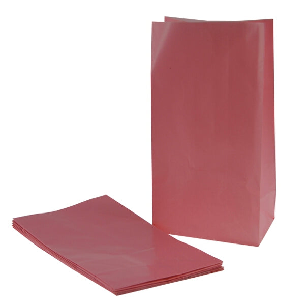 Baby Pink Plain Paper Party Gift Bags