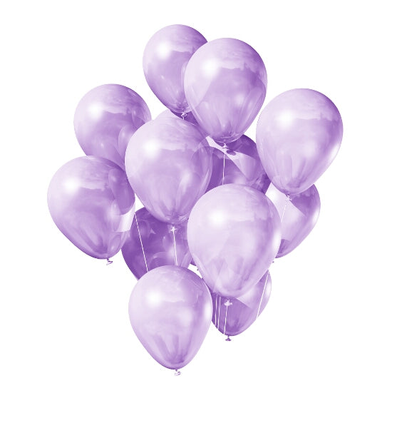 Lavender Latex Party Balloons