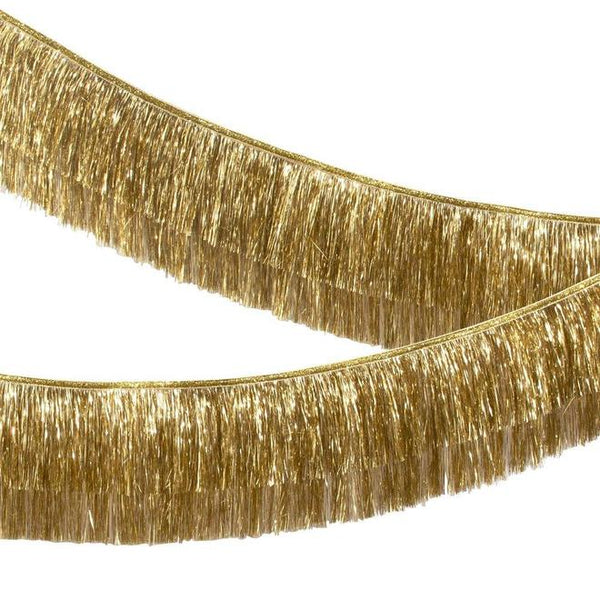 Gold Tinsel Fringe Garland Meri Meri