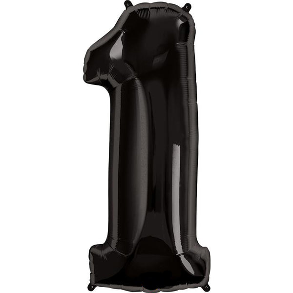 Black Jumbo Foil Balloon # 1